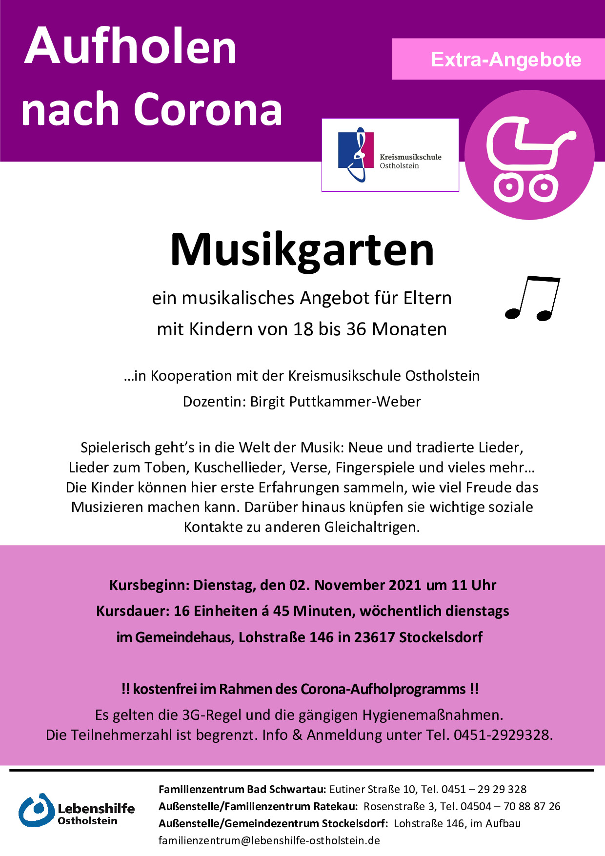 Bild vergrern: Musikgarten in Stockelsdorf