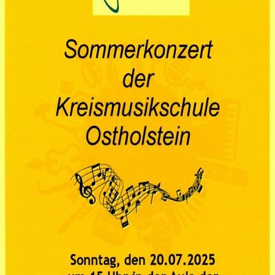 Plakat Sommerkonzert 2025