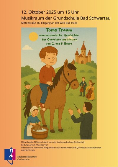 Bild vergrößern: Plakat Toms Traum 12.10.25